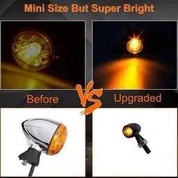 enemyt Front LED Indicator Light for Honda, TVS, Suzuki, Bajaj Universal For Bike image 3