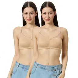 libertina Pack of 2 Women Everyday Non Padded Bra-picture-18