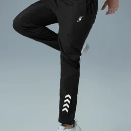 vitaan Men Solid Black Track Pants-picture-29