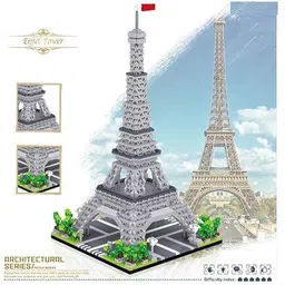 bestie toys Building Blocks Architecture Eiffel Tower Micro Mini Block Set World Famous Arc image 3