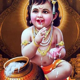 manial Lord Baby Krishna poster | HD poster for room decor (12x18-Inch, 300GSM Thick Paper, Gloss Laminated) Paper Print-picture-11
