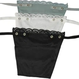 glorsio Women Multicolor, White, Black Mock Camisole image 2