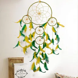 meher collection Dream catcher Wall Hanging for Living Room Bedroom Balcony Garden Decor Wool Dream Catcher-picture-37