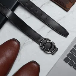 provogue Women Formal Black Artificial Leather Belt image 4