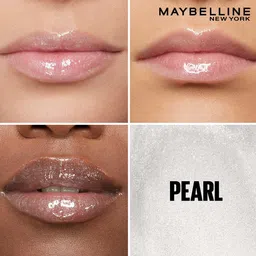 maybelline new york Lifter Gloss, Pearl | Moisturizing,Tinted Lip Gloss With Hyaluronic Acid, 5.4 ml image 3