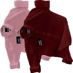 jackbella Men Regular Fit Self Design Casual Shirt image 1