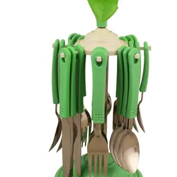 kanpra Plastic, Stainless Steel Cutlery Set image 1