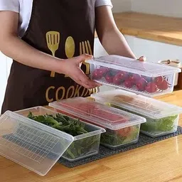 polyhomes Plastic Fridge Container - 1500 ml image 1