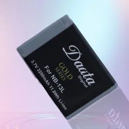 DAATA Digital NB-13L Battery GOLD 3200 mah (for canon) Camera Battery Charger image 3