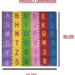 gauri Capital letters and numbers foam mat image 2
