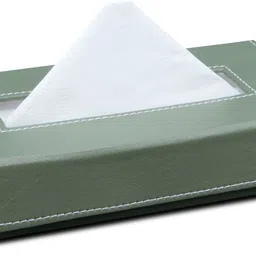 empica Tissue Holder Box PU Leather For Office Home Car Vehicle Tissue Dispenser Vehicle Tissue Dispenser image 1