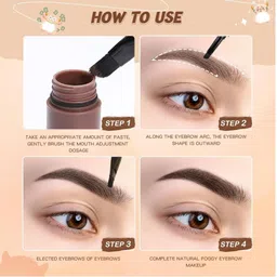 thtc Professional Eyebrow Enhancers Brown Eyebrow Cream 1.8 g image 4