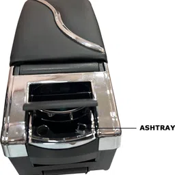 oshotto PU Leather AR-02 Car Armrest Console Box For Grand i10 Black Car Armrest image 3