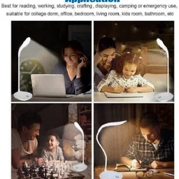 akr Table lamp Shadeless Fashion Flexible Neck LED Study Lamp image 5