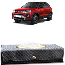 brothertwo Car Tissue Box Holder with 100 Tissue For Maruti Suzuki Brezza 2016 Onward Vehicle Tissue Dispenser-picture-28