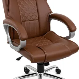 activa Kim Chair with Adjustable Height| Ergonomic Support for Home/Office/Gaming Leatherette Office Adjustable Arm Chair-picture-23