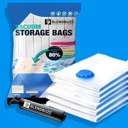 blend buzz Reusable Space Saver Vacuum 1 Storage Bags With Hand Pump Travel Storage Vacuum Bags-picture-11