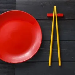 awicktik Deep Dish Microwave Safe Unbreakable Plates Set, 9 Pcs Half Plate RED (7.5 Inch) Half Plate image 4