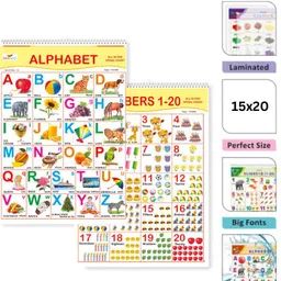 shini lifestyle All in One Spiral Flip Chart for Kids | 16 Fun & Educational Topics na Wall Calendar image 4