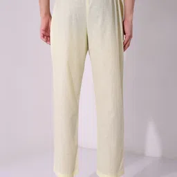 minjar Regular Fit Cotton Blend Woven Casual Pyjama with Dual Pockets & Soft Waistband Men Pyjama image 2