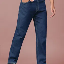 kotty Men Regular Mid Rise Blue Jeans image 3