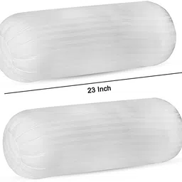 bhebha Bolster Set || Comfort And Support Bolster Microfibre Stripes Bolster Pack of 2-picture-27