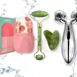 hich Face Stone Roller Massager with Gua Sha Jade Stone Ice Roller and 3D Massager Roller Set Facial Combo Massager-picture-12