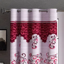 la verne 153 cm (5 ft) Polyester Semi Transparent Window Curtain (Pack Of 2) image 4