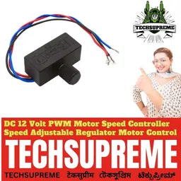 techsupreme DC 12 Volt PWM Motor Speed Controller Speed Adjustable Regulator Motor Control Electronic Components Electronic Hobby Kit-picture-10