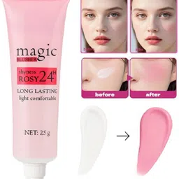 Magic Blusher | Long Stay Rosy Blush | Skin-Friendly Glow Formula-image-1