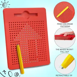 toyporium Magnetic Board for Creative Drawing, Reusable Erasable Writing Pad for Kids|068 image 2