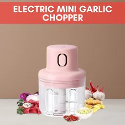 sacro Chopper (Electric Rechargeable Chopper) for Kitchen Vegetable Garlic Onion Q447 Electric Vegetable & Fruit Chopper-picture-17