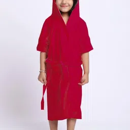 elevanto Maroon XXL Bath Robe-picture-20