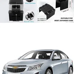 pecunia Universal Car Armrest Center Console Pad,PU Leather Car Armrest Seat Box Cover Protector Protects from Dirt,Damage,Pet Scratches,Old Damaged Consoles (Black) A14 Car Armrest image 2