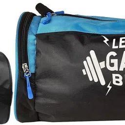 rocketsale 20 L Gym Duffel Bag - DB_premium Let The Gain Begin Gym Bag - Blue, Black image 1