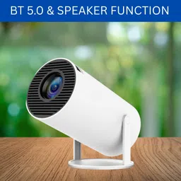 Clairbell Protable Projector for Home 4K Support With Built-in Apps Netflix, YouTubeT310 (4500 lm / 1 Speaker / Wireless / Remote Controller) Portable Projector-picture-18