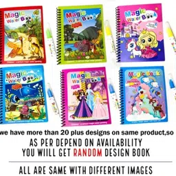 utmhub Glamour Doodle Magic Book with Pen,Drawing Practice Book, Return Gifts,Birthdays Sketch Pad image 2