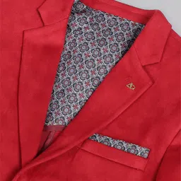 ad by arvind Men Solid Single Breasted Formal Blazer image 2