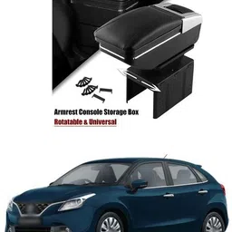 Universal Car Armrest Center Console Pad,PU Leather Car Armrest Seat Box Cover Protector Protects from Dirt,Damage,Pet Scratches,Old Damaged Consoles (Black) A162 Car Armrest-image-4