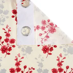 home sizzler 213 cm (7 ft) Polyester Semi Transparent Door Curtain (Pack Of 2) image 5