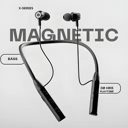 skm Made in India Wireless Neckband with Deep Bass and Lightweight Build_7730 Bluetooth & Wired Headset image 4