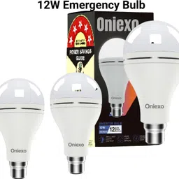 oniexo Emergency Lamp Pack of 3 – Perfect for Home, Study & Outdoor 4 hrs Bulb Emergency Light image 1