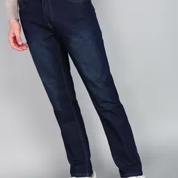 metronaut Men Slim Mid Rise Dark Blue Jeans image 3