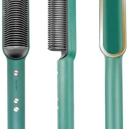chg Professional Hair Straightener Tourmaline Ceramic Hair Curler Comb234 Hair Curler image 1