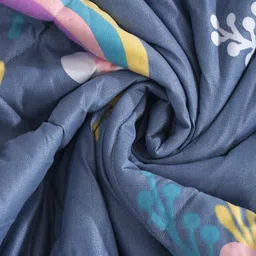 hosta homes Blue Rainbow Cotton 210 Reversible Single Bed Comforter image 4