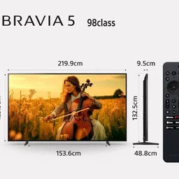 sony BRAVIA 5 247.7 cm (98 inch) Ultra HD (4K) Mini LED Smart Google TV 2025 Edition image 4