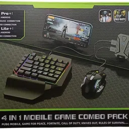 Extreme Gaming Keyboard Mouse Convertor For Smartphone 4in1 Mobile Game Combo Set Bluetooth Tenkeyless Gaming Keyboard Compatible with Desktop, Laptop, Mac-picture-16