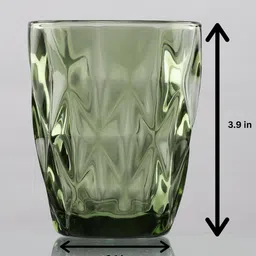 the decor mart Sage Tinted Glass 270ml (Set of 2) Everyday Glasses image 3