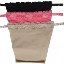 Women Black, Pink, Beige Mock Camisole-image-4