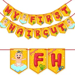 wobbox My First Hair Cut Banner, Mundan Ceremony Banner, Mundan Ceremony Decoration Banner-picture-25